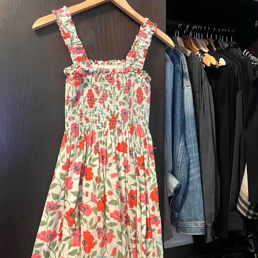 Floral Smocked Dress